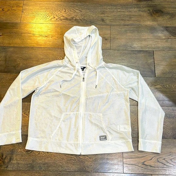 DKNY sport sheer/iridescent lightweight jacket women’s XL - Picture 1 of 7